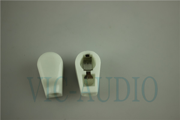White Ceramic ANODE vacuum tube cap/grip cap/plate cap for EL504/FU-519/6F8G/6P12P/6C8G/6J7 Tube