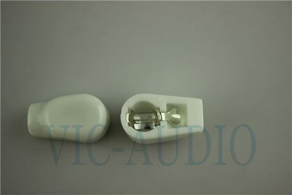 White plated Ceramic ANODE vacuum tube cap/grip cap for EF37/6P13P/6Z18/1625/6J1 Tube 