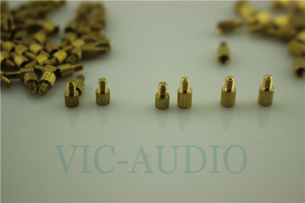 DIY HIFI Audio Single Head Screw Cylinder Isolation Column  M2 series